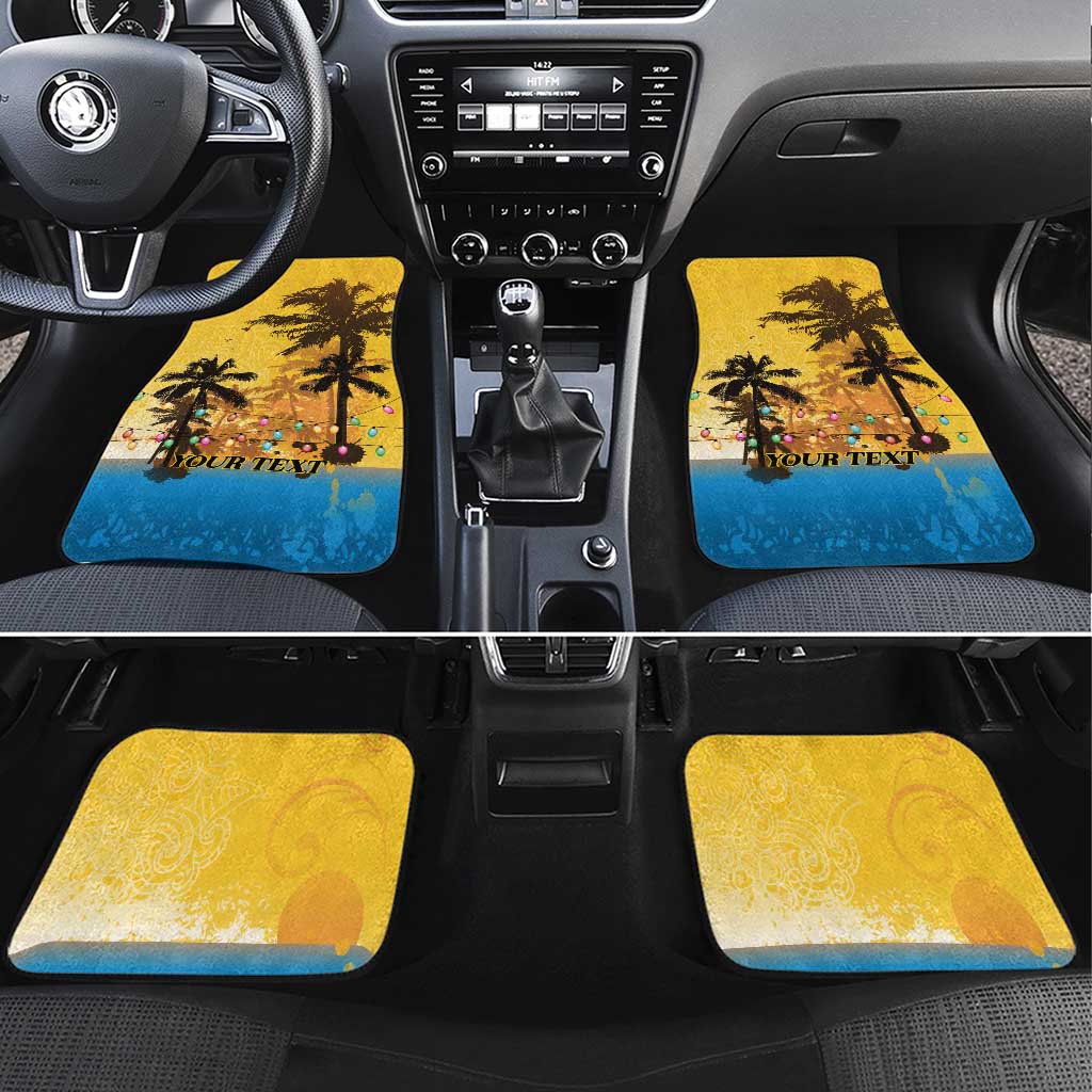 Xmas in July 2025 Car Mats Caribbean Summer Christmas - Wonder Print Shop