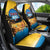 Xmas in July 2025 Car Seat Cover Caribbean Summer Christmas - Wonder Print Shop