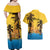 Personalized Xmas in July 2025 Couples Matching Off Shoulder Maxi Dress and Hawaiian Shirt Caribbean Summer Christmas - Wonder Print Shop