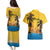 Personalized Xmas in July 2025 Couples Matching Puletasi and Hawaiian Shirt Caribbean Summer Christmas - Wonder Print Shop
