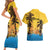 Personalized Xmas in July 2025 Couples Matching Short Sleeve Bodycon Dress and Hawaiian Shirt Caribbean Summer Christmas - Wonder Print Shop