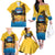Personalized Xmas in July 2025 Family Matching Off The Shoulder Long Sleeve Dress and Hawaiian Shirt Caribbean Summer Christmas - Wonder Print Shop