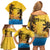 Personalized Xmas in July 2025 Family Matching Off Shoulder Short Dress and Hawaiian Shirt Caribbean Summer Christmas - Wonder Print Shop