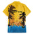 Personalized Xmas in July 2025 Family Matching Puletasi and Hawaiian Shirt Caribbean Summer Christmas - Wonder Print Shop