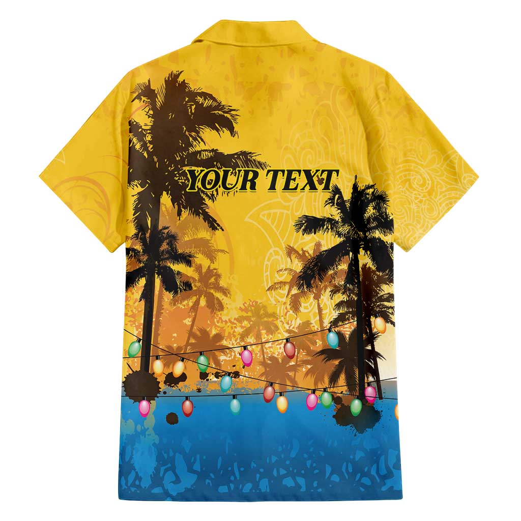 Personalized Xmas in July 2025 Family Matching Tank Maxi Dress and Hawaiian Shirt Caribbean Summer Christmas - Wonder Print Shop