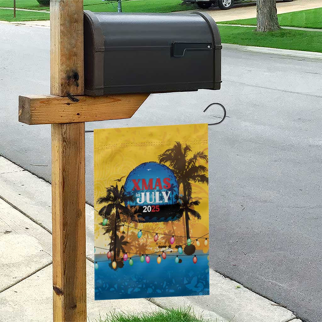 Xmas in July 2025 Garden Flag Caribbean Summer Christmas - Wonder Print Shop