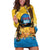 Personalized Xmas in July 2025 Hoodie Dress Caribbean Summer Christmas - Wonder Print Shop