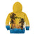 Personalized Xmas in July 2025 Kid Hoodie Caribbean Summer Christmas - Wonder Print Shop
