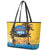 Xmas in July 2025 Leather Tote Bag Caribbean Summer Christmas - Wonder Print Shop