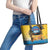 Xmas in July 2025 Leather Tote Bag Caribbean Summer Christmas - Wonder Print Shop