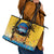 Xmas in July 2025 Leather Tote Bag Caribbean Summer Christmas - Wonder Print Shop
