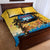 Xmas in July 2025 Quilt Bed Set Caribbean Summer Christmas - Wonder Print Shop