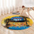 Xmas in July 2025 Round Carpet Caribbean Summer Christmas - Wonder Print Shop