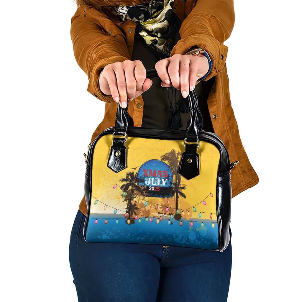 Xmas in July 2025 Shoulder Handbag Caribbean Summer Christmas - Wonder Print Shop