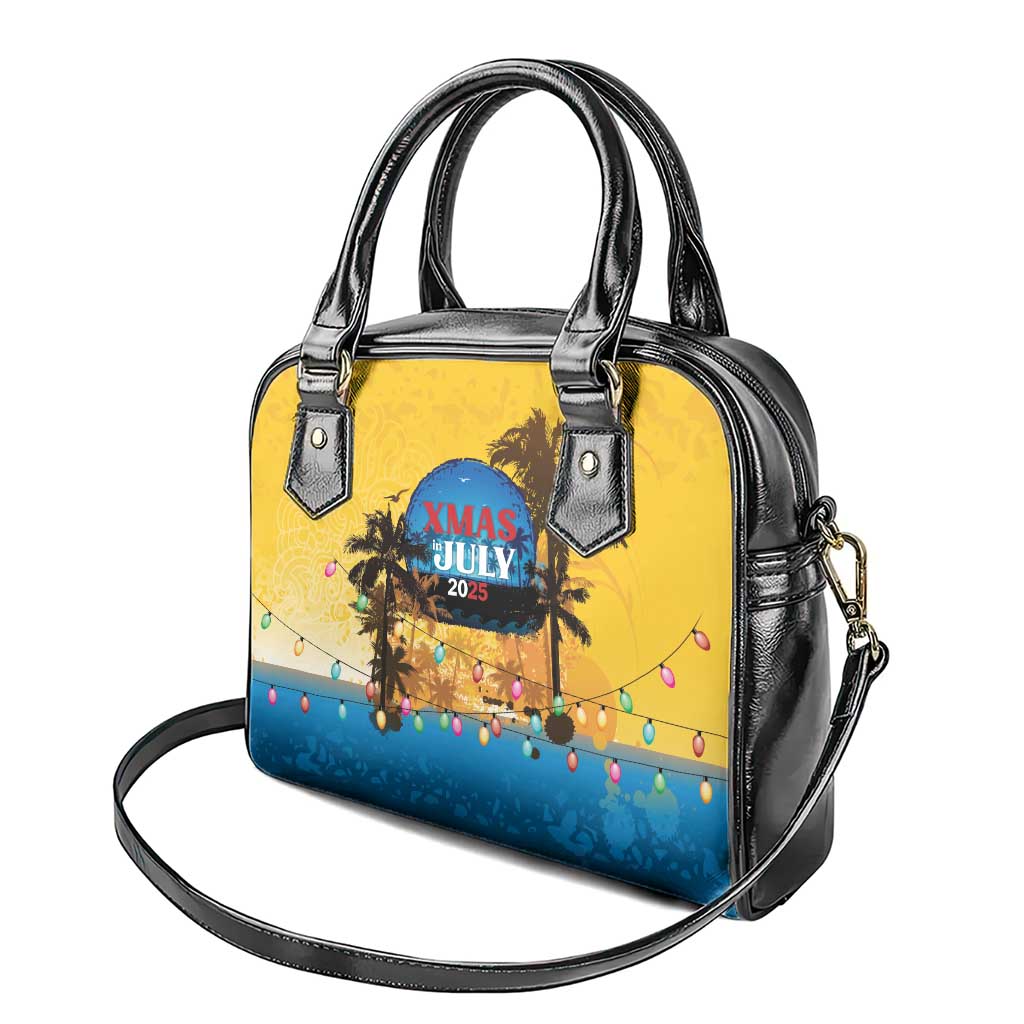 Xmas in July 2025 Shoulder Handbag Caribbean Summer Christmas - Wonder Print Shop