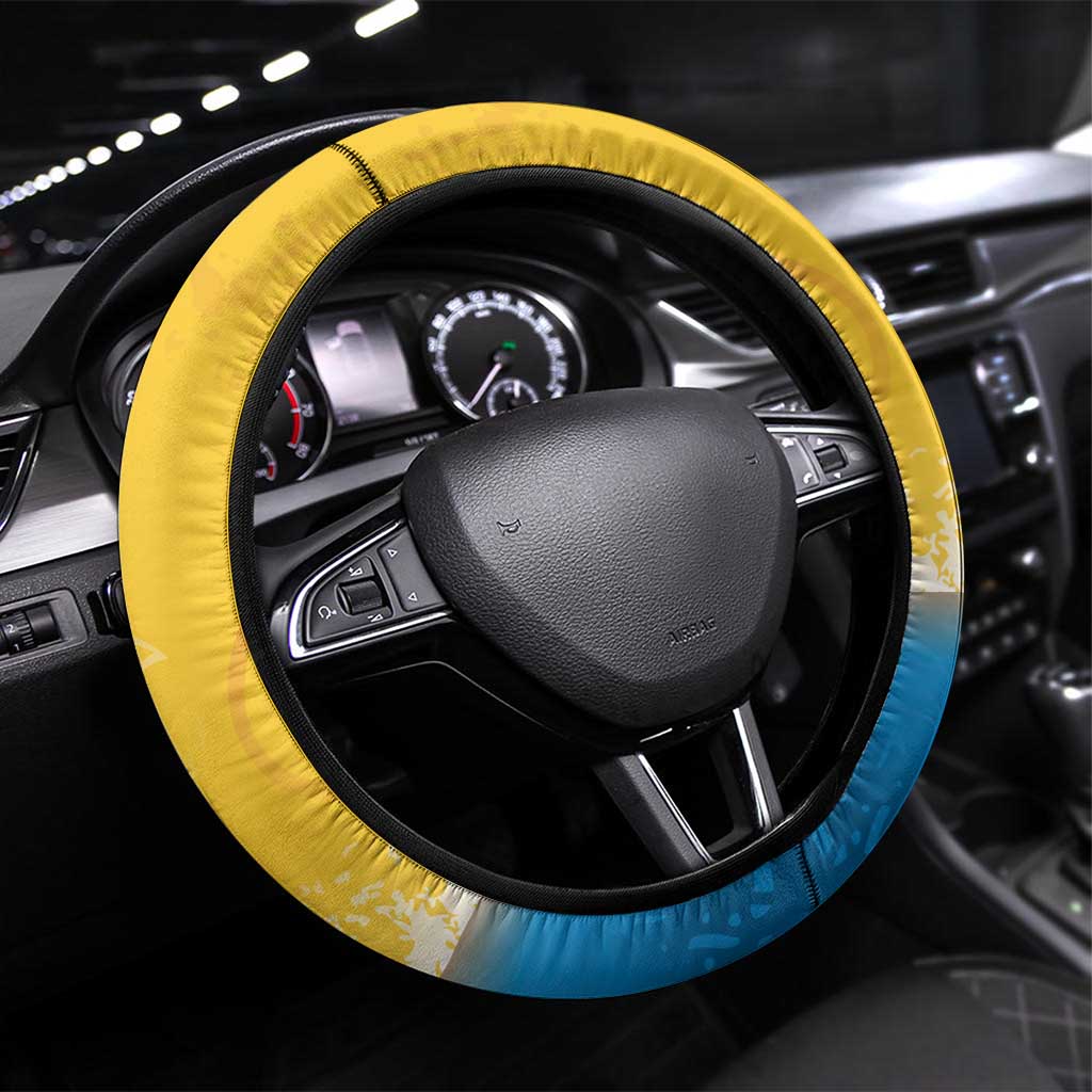 Xmas in July 2025 Steering Wheel Cover Caribbean Summer Christmas - Wonder Print Shop