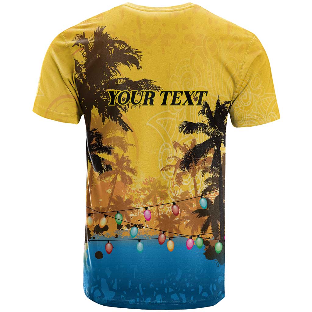 Personalized Xmas in July 2025 T Shirt Caribbean Summer Christmas - Wonder Print Shop