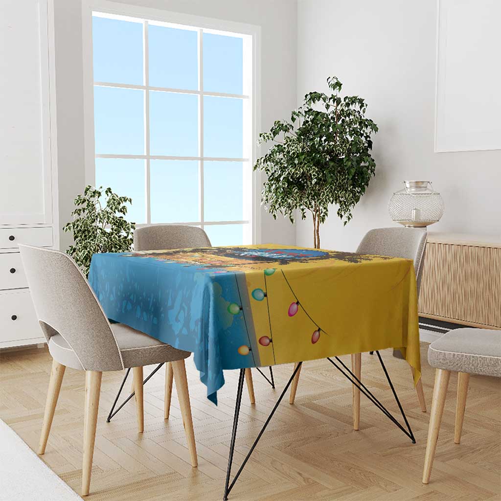Xmas in July 2025 Tablecloth Caribbean Summer Christmas - Wonder Print Shop