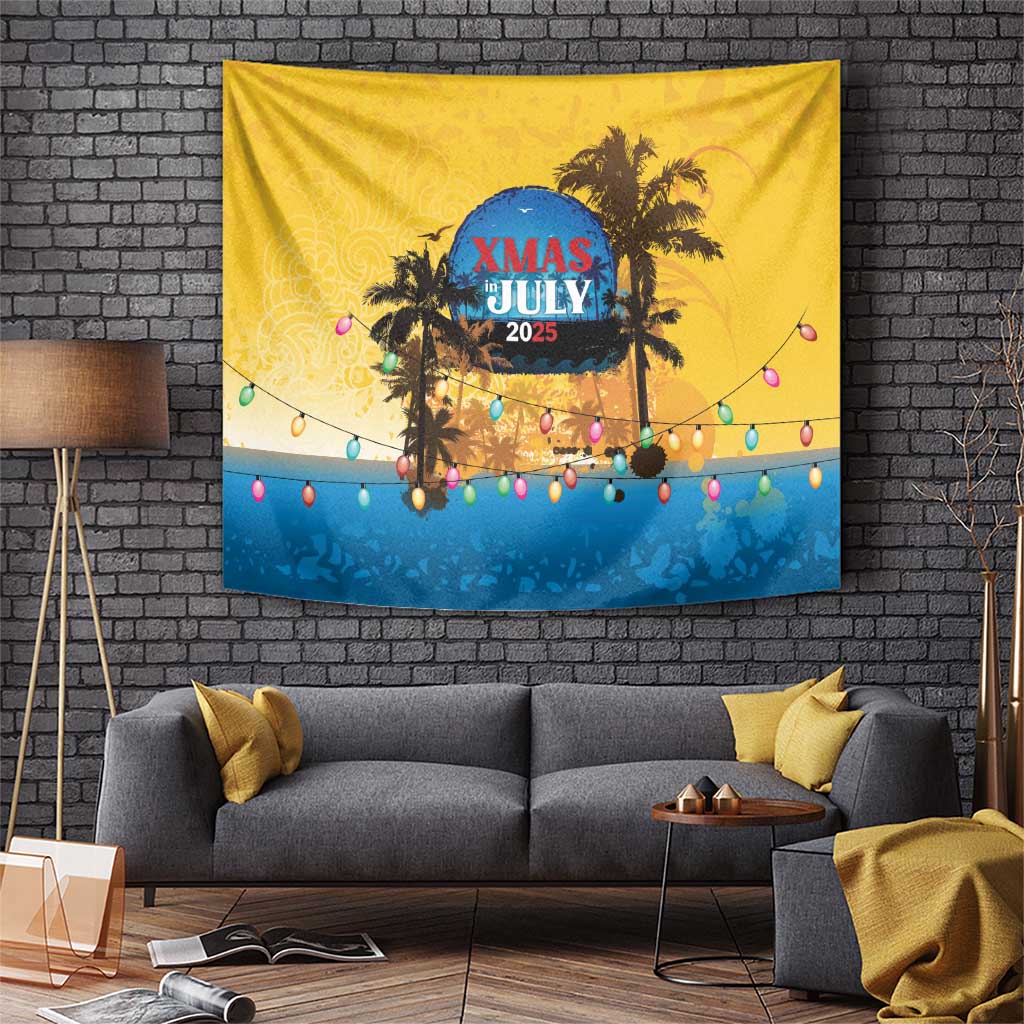 Xmas in July 2025 Tapestry Caribbean Summer Christmas - Wonder Print Shop