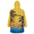 Personalized Xmas in July 2025 Wearable Blanket Hoodie Caribbean Summer Christmas - Wonder Print Shop