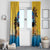 Xmas in July 2025 Window Curtain Caribbean Summer Christmas - Wonder Print Shop