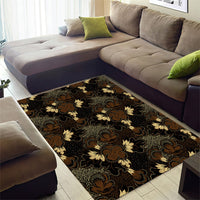 Javanese Batik Semen Area Rug Indonesian Traditional Pattern