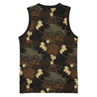 Javanese Batik Semen Basketball Jersey Indonesian Traditional Pattern
