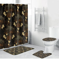 Javanese Batik Semen Bathroom Set Indonesian Traditional Pattern