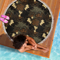 Javanese Batik Semen Beach Blanket Indonesian Traditional Pattern