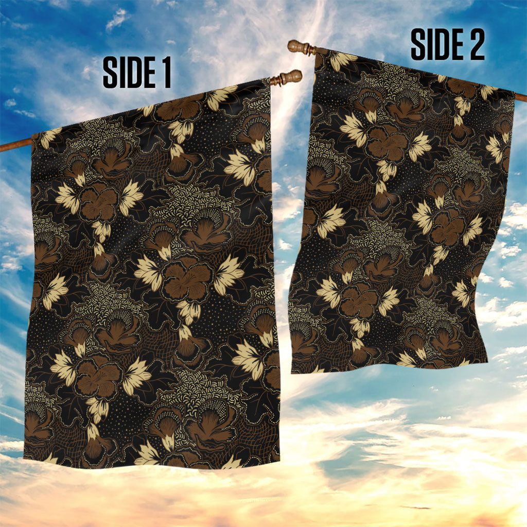 Javanese Batik Semen Garden Flag Indonesian Traditional Pattern