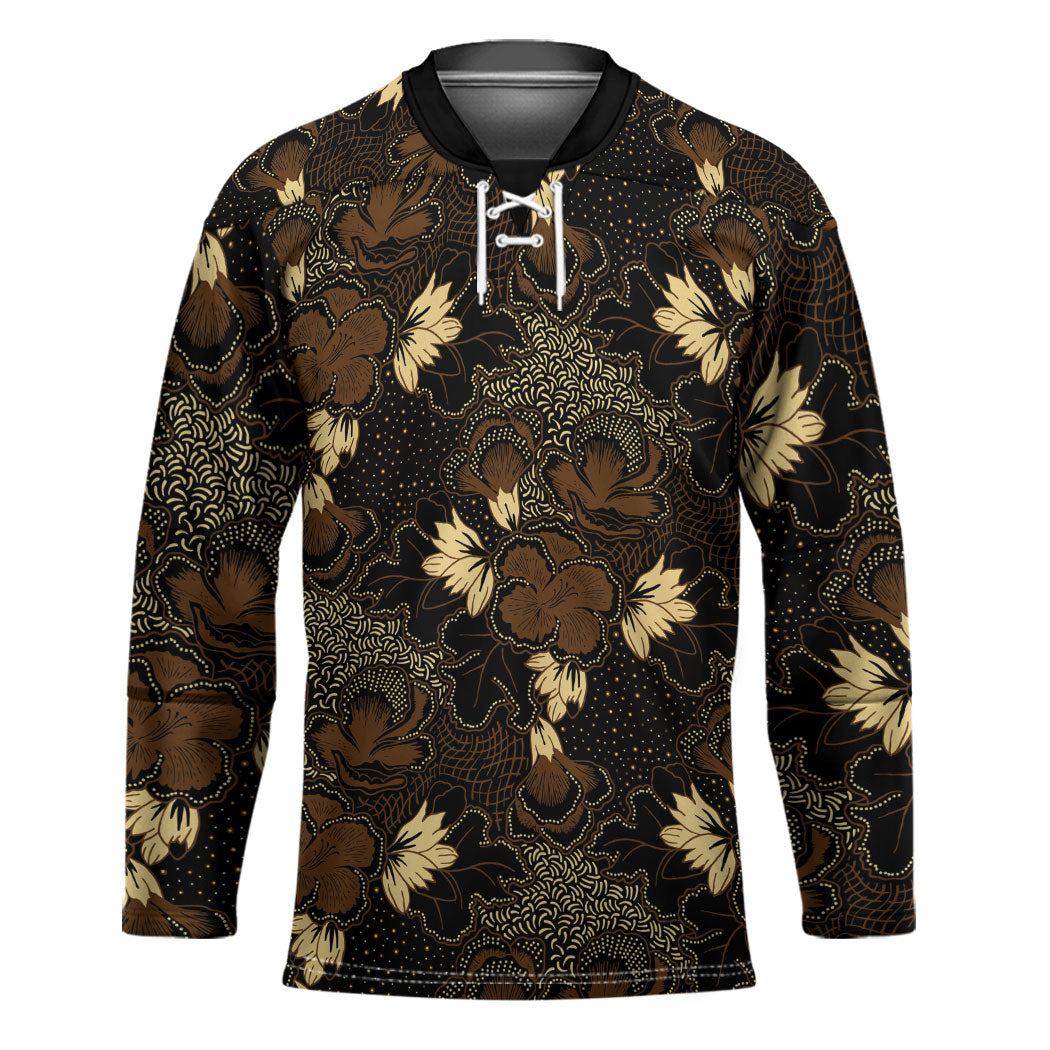 Javanese Batik Semen Hockey Jersey Indonesian Traditional Pattern