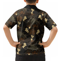 Javanese Batik Semen Kid Hawaiian Shirt Indonesian Traditional Pattern LT01