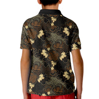 Javanese Batik Semen Kid Polo Shirt Indonesian Traditional Pattern