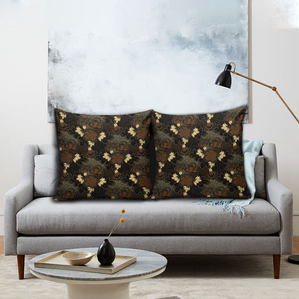 Javanese Batik Semen Pillow Cover Indonesian Traditional Pattern