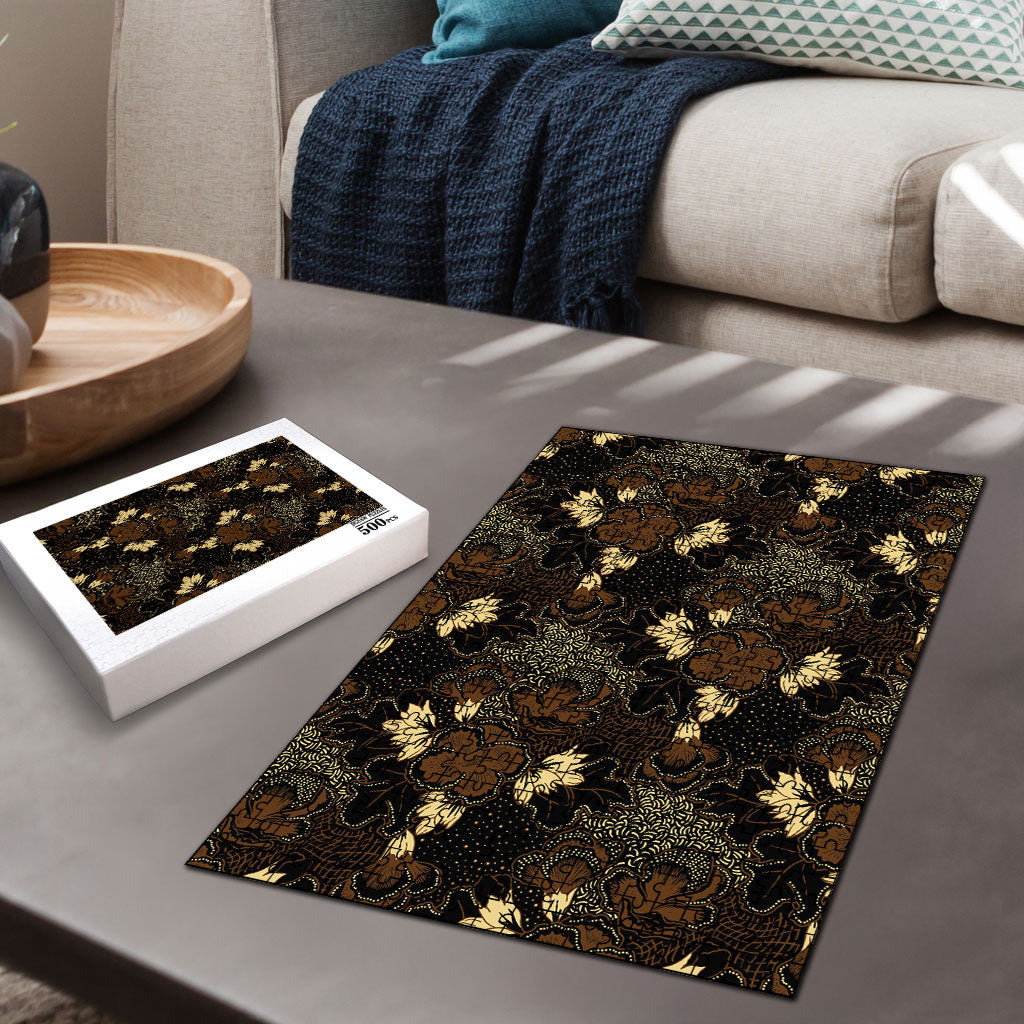 Javanese Batik Semen Puzzle Indonesian Traditional Pattern