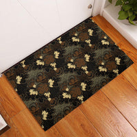 Javanese Batik Semen Rubber Doormat Indonesian Traditional Pattern