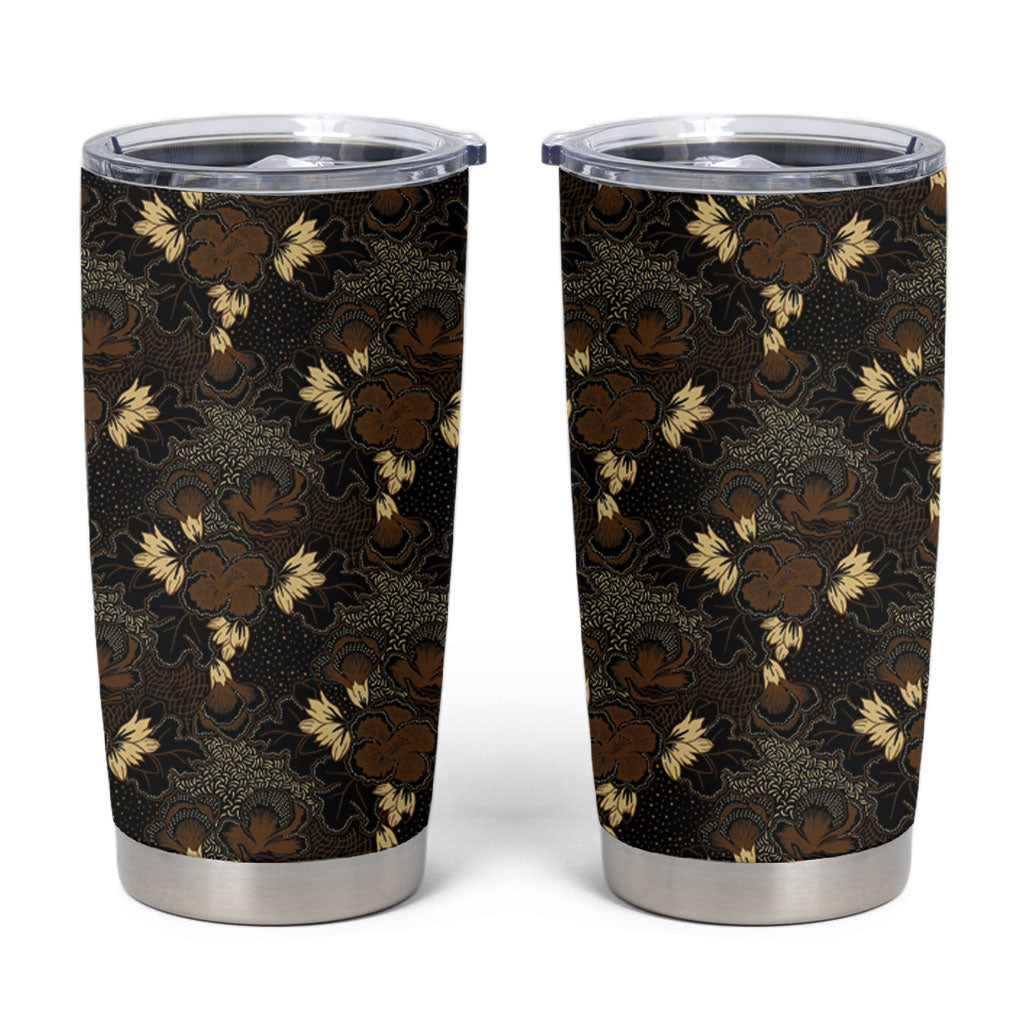 Javanese Batik Semen Tumbler Cup Indonesian Traditional Pattern