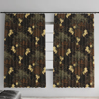 Javanese Batik Semen Window Curtain Indonesian Traditional Pattern
