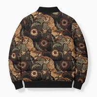 Batik Pedalaman Semen Lereng Style Bomber Puffer Jacket Indonesian Traditional Pattern