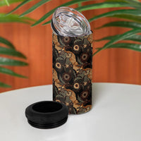 Batik Pedalaman Semen Lereng Style 4 in 1 Can Cooler Tumbler Indonesian Traditional Pattern