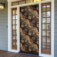 Batik Pedalaman Semen Lereng Style Door Cover Indonesian Traditional Pattern
