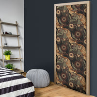 Batik Pedalaman Semen Lereng Style Door Cover Indonesian Traditional Pattern