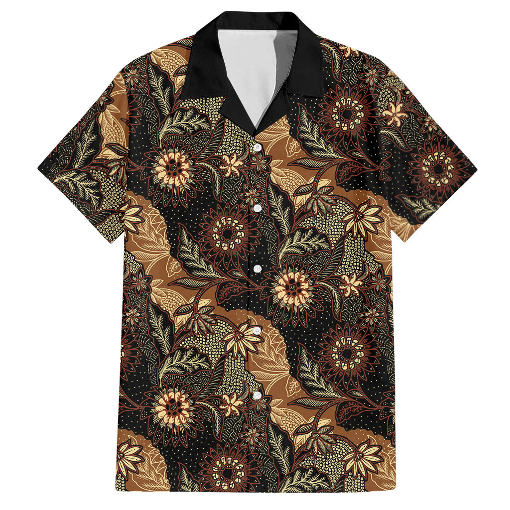 Batik Pedalaman Semen Lereng Style Hawaiian Shirt Indonesian Traditional Pattern
