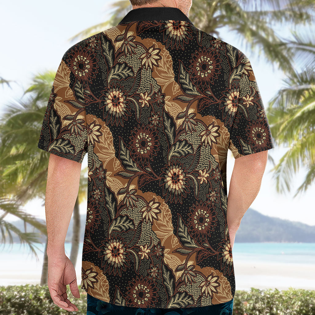Batik Pedalaman Semen Lereng Style Hawaiian Shirt Indonesian Traditional Pattern