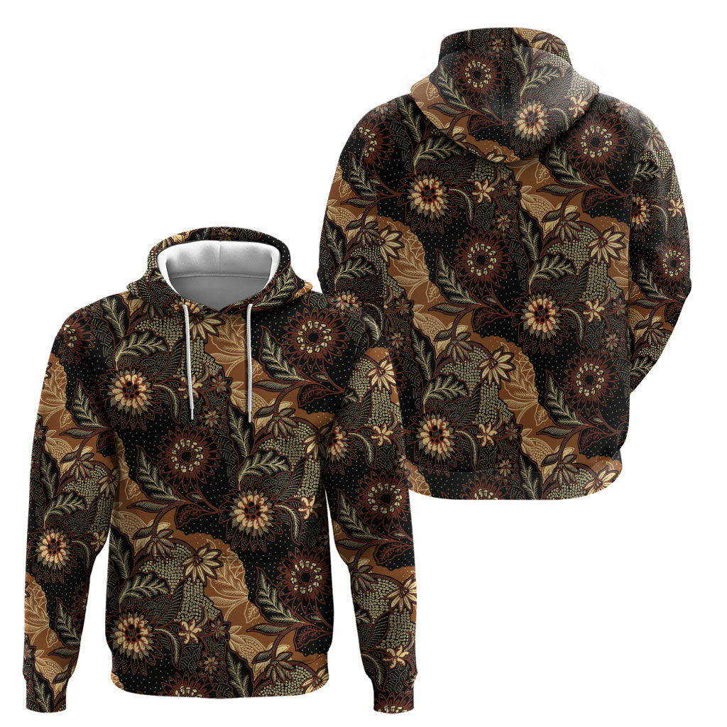 Batik Pedalaman Semen Lereng Style Hoodie Indonesian Traditional Pattern