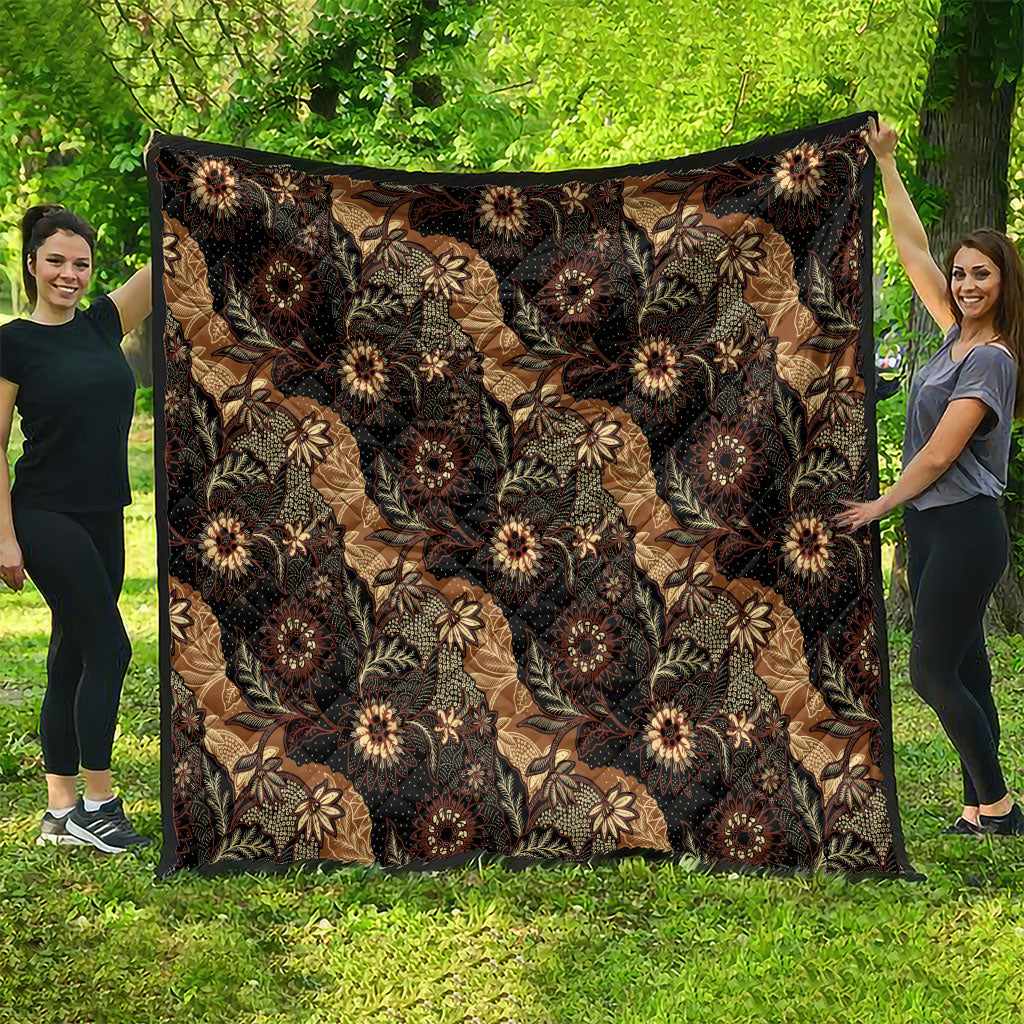 Batik Pedalaman Semen Lereng Style Quilt Indonesian Traditional Pattern