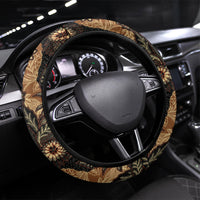 Batik Pedalaman Semen Lereng Style Steering Wheel Cover Indonesian Traditional Pattern