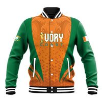 Custom Ivory Coast 2026 World Football Baseball Jacket Elephants Go Champions