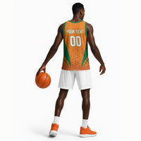 Custom Ivory Coast 2026 World Football Basketball Jersey Elephants Go Champions