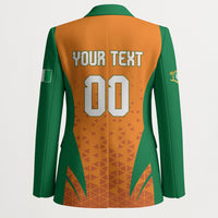 Custom Ivory Coast 2026 World Football Blazer Elephants Go Champions
